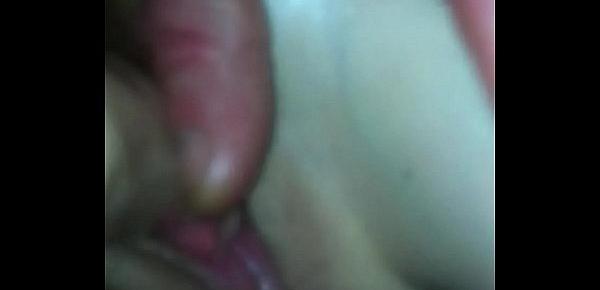  Fucking my sleeping girlfriends pussy with a dildo